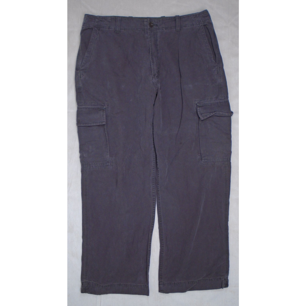 Vintage Y2k Gap Cargo Heavyweight Pants Men Size 36x30 Brown Khaki Skater
